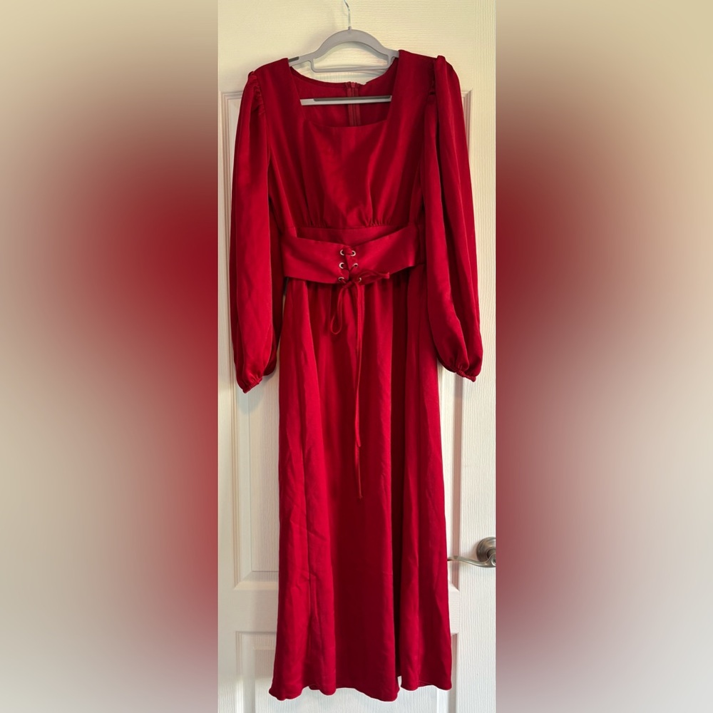 Red Corset Gown